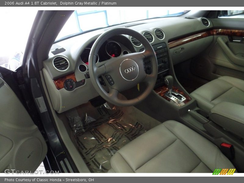 Dolphin Gray Metallic / Platinum 2006 Audi A4 1.8T Cabriolet
