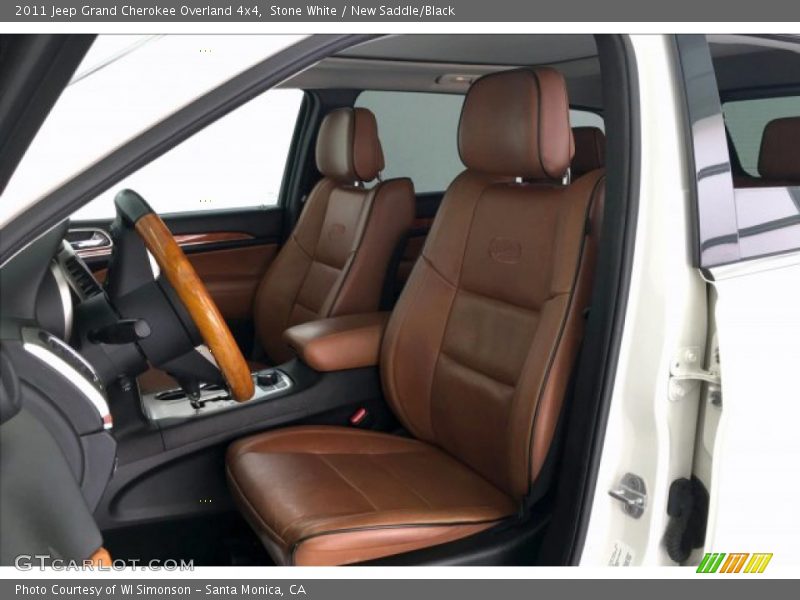 Stone White / New Saddle/Black 2011 Jeep Grand Cherokee Overland 4x4