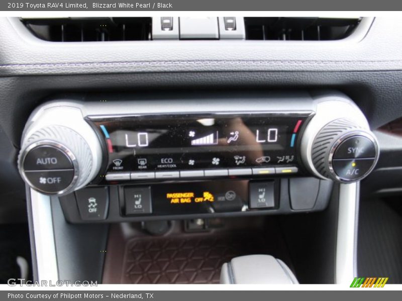 Blizzard White Pearl / Black 2019 Toyota RAV4 Limited