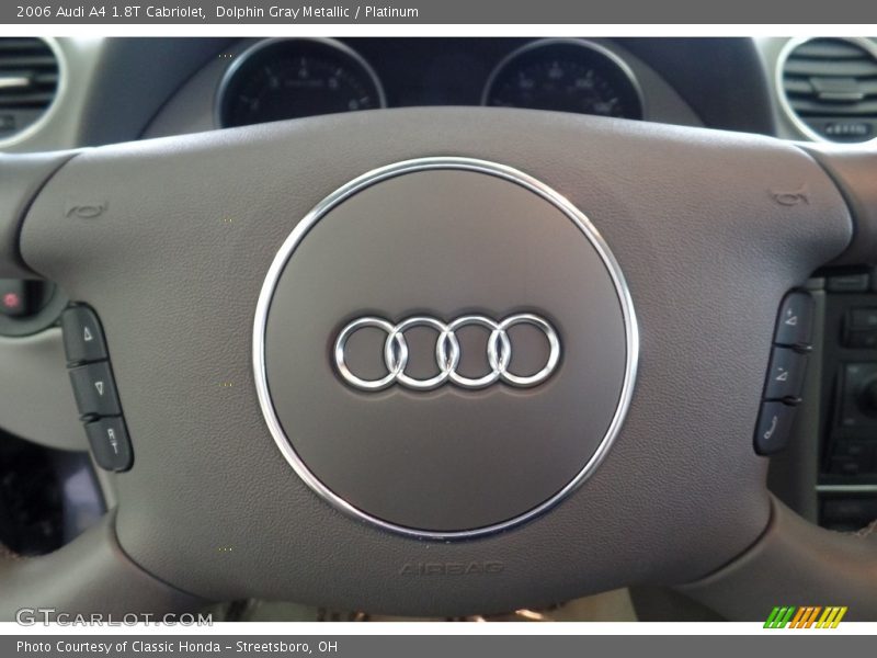 Dolphin Gray Metallic / Platinum 2006 Audi A4 1.8T Cabriolet