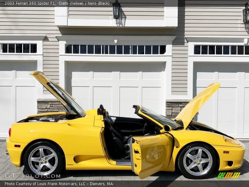 Giallo (Yellow) / Nero (Black) 2003 Ferrari 360 Spider F1