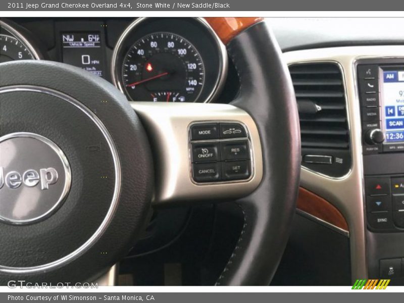 Stone White / New Saddle/Black 2011 Jeep Grand Cherokee Overland 4x4
