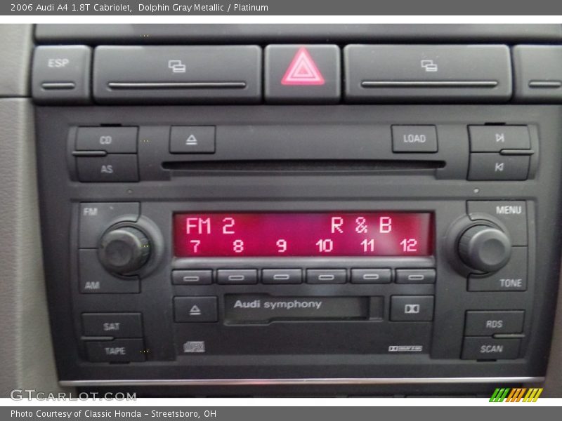 Dolphin Gray Metallic / Platinum 2006 Audi A4 1.8T Cabriolet