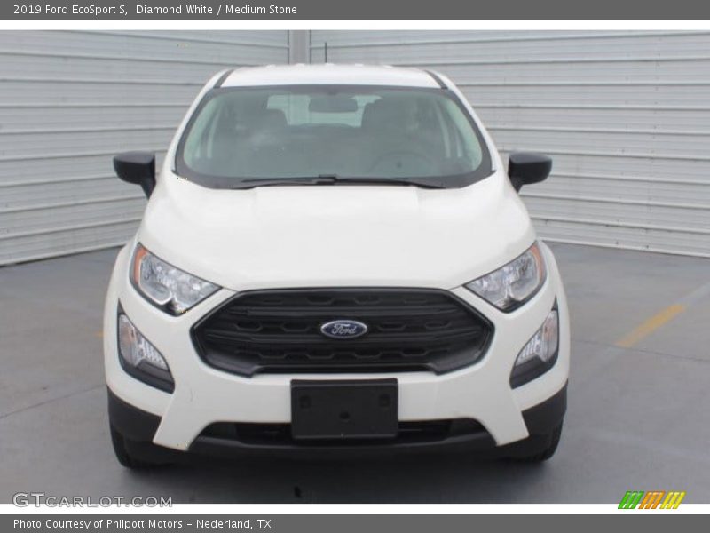 Diamond White / Medium Stone 2019 Ford EcoSport S