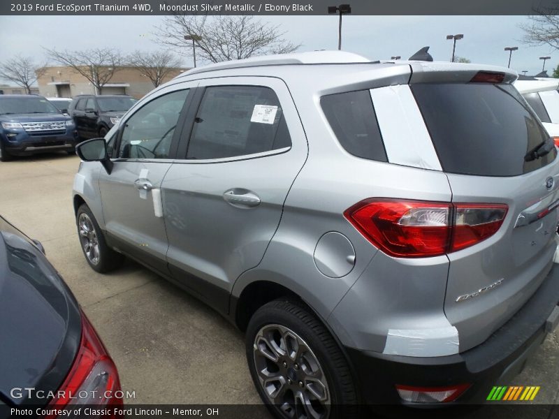 Moondust Silver Metallic / Ebony Black 2019 Ford EcoSport Titanium 4WD