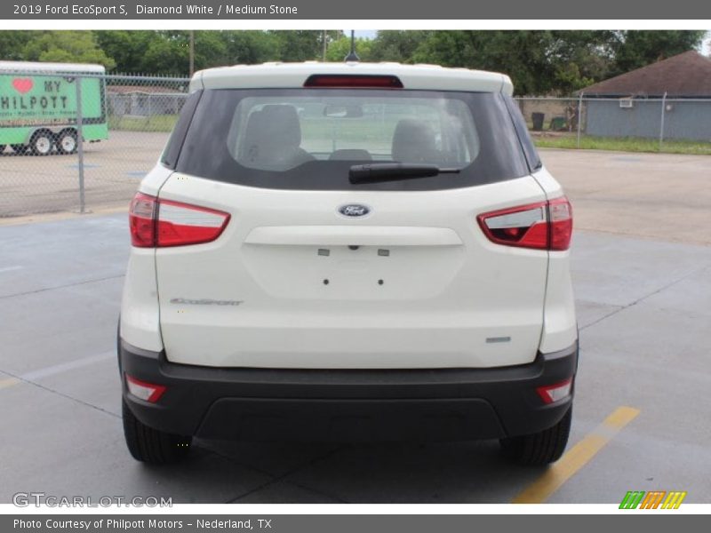Diamond White / Medium Stone 2019 Ford EcoSport S