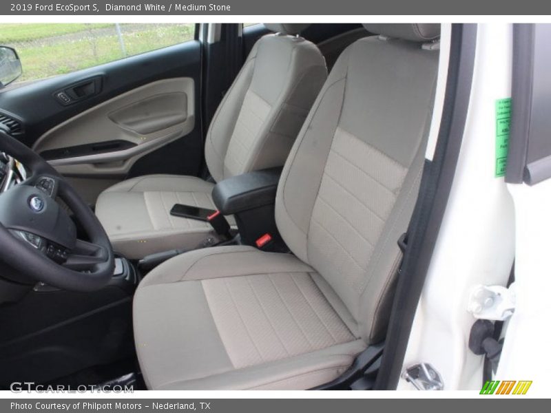 Diamond White / Medium Stone 2019 Ford EcoSport S