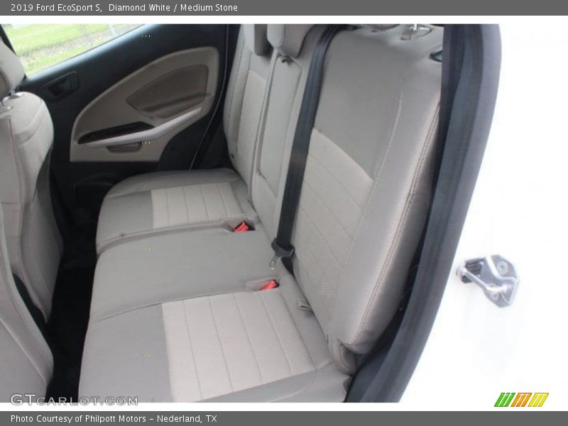 Diamond White / Medium Stone 2019 Ford EcoSport S