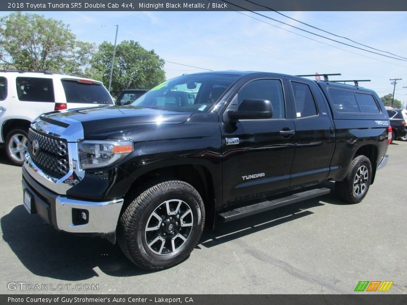 Midnight Black Metallic / Black 2018 Toyota Tundra SR5 Double Cab 4x4