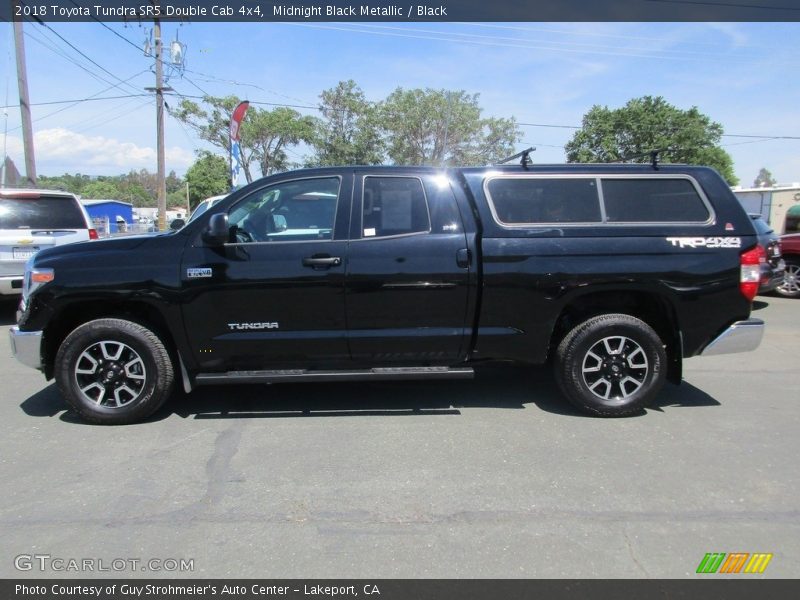 Midnight Black Metallic / Black 2018 Toyota Tundra SR5 Double Cab 4x4