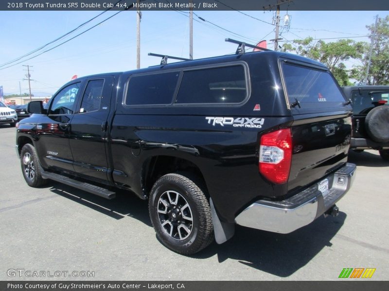 Midnight Black Metallic / Black 2018 Toyota Tundra SR5 Double Cab 4x4