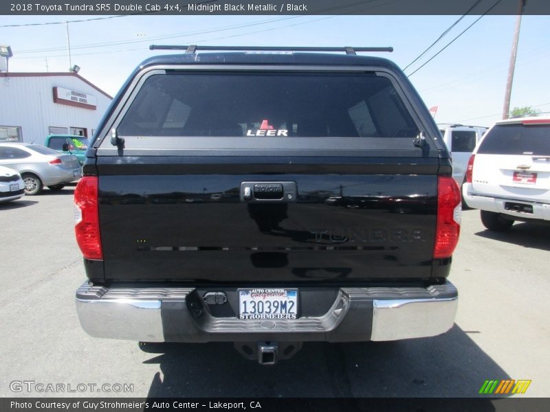 Midnight Black Metallic / Black 2018 Toyota Tundra SR5 Double Cab 4x4