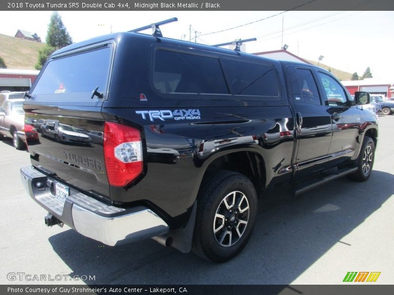 Midnight Black Metallic / Black 2018 Toyota Tundra SR5 Double Cab 4x4