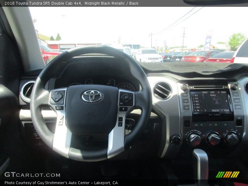 Midnight Black Metallic / Black 2018 Toyota Tundra SR5 Double Cab 4x4