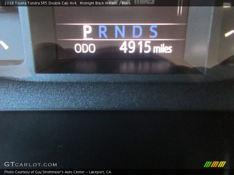 Midnight Black Metallic / Black 2018 Toyota Tundra SR5 Double Cab 4x4