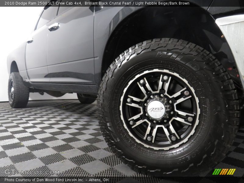 Brilliant Black Crystal Pearl / Light Pebble Beige/Bark Brown 2010 Dodge Ram 2500 SLT Crew Cab 4x4