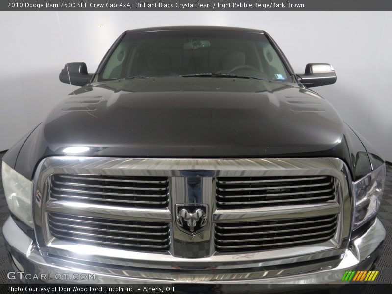 Brilliant Black Crystal Pearl / Light Pebble Beige/Bark Brown 2010 Dodge Ram 2500 SLT Crew Cab 4x4
