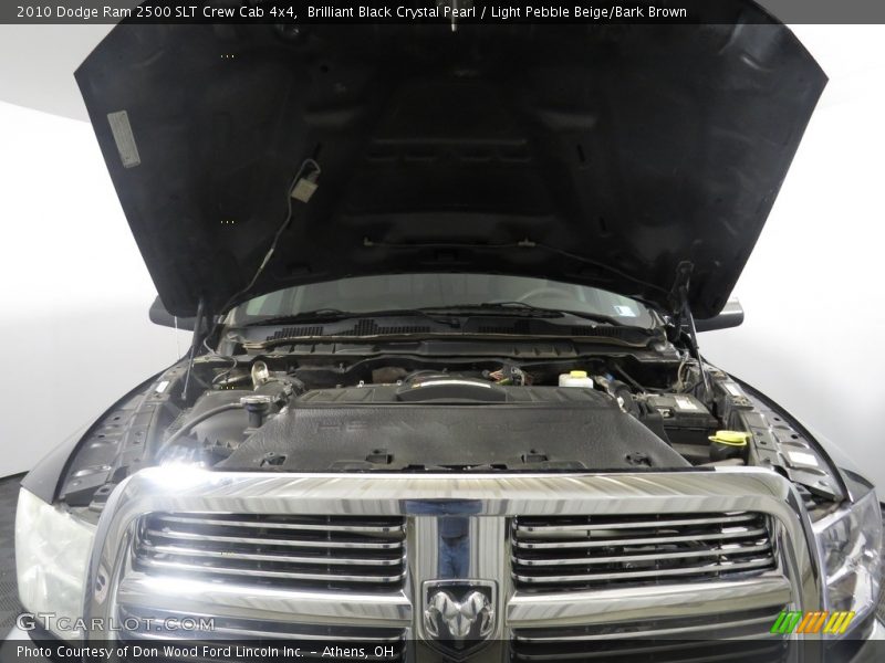 Brilliant Black Crystal Pearl / Light Pebble Beige/Bark Brown 2010 Dodge Ram 2500 SLT Crew Cab 4x4