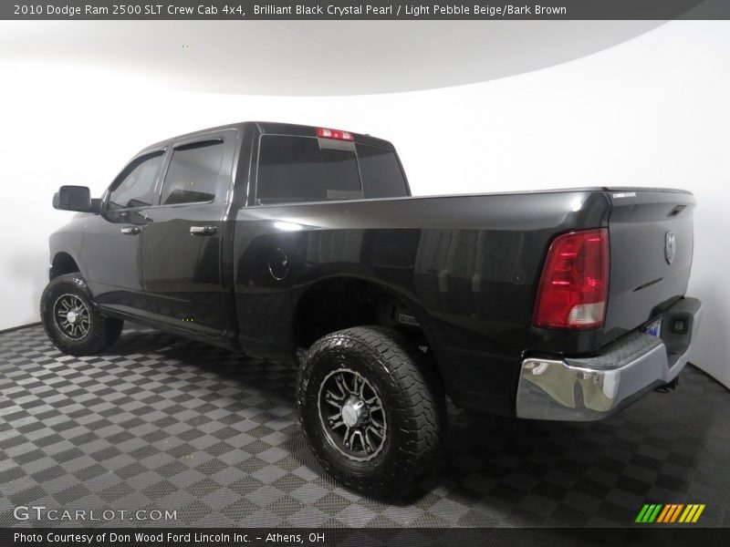 Brilliant Black Crystal Pearl / Light Pebble Beige/Bark Brown 2010 Dodge Ram 2500 SLT Crew Cab 4x4