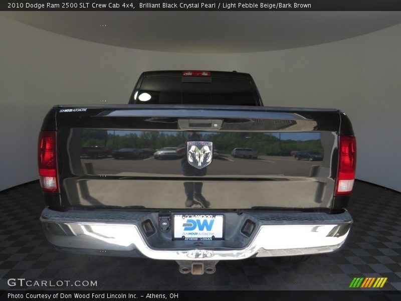 Brilliant Black Crystal Pearl / Light Pebble Beige/Bark Brown 2010 Dodge Ram 2500 SLT Crew Cab 4x4