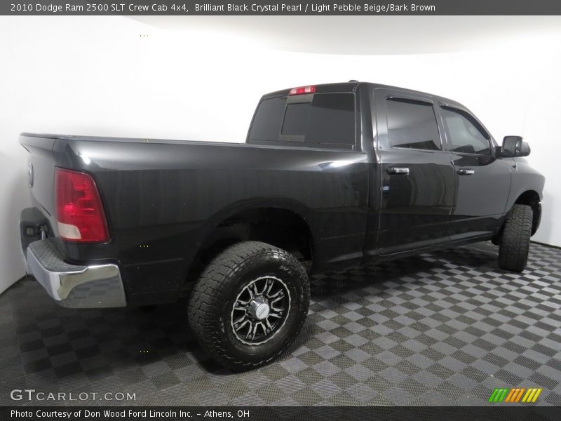 Brilliant Black Crystal Pearl / Light Pebble Beige/Bark Brown 2010 Dodge Ram 2500 SLT Crew Cab 4x4