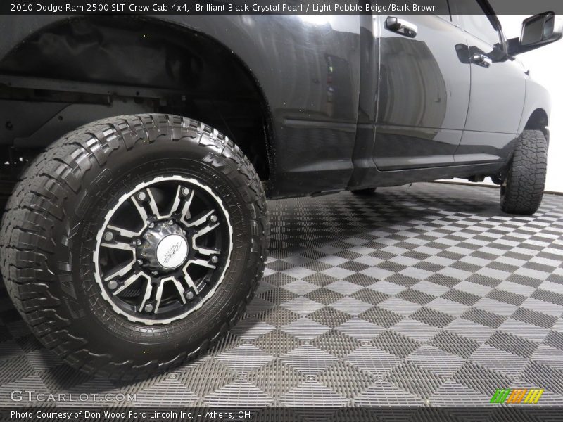 Brilliant Black Crystal Pearl / Light Pebble Beige/Bark Brown 2010 Dodge Ram 2500 SLT Crew Cab 4x4