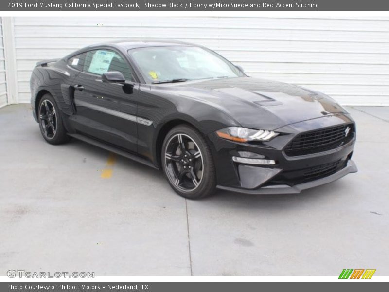 Front 3/4 View of 2019 Mustang California Special Fastback