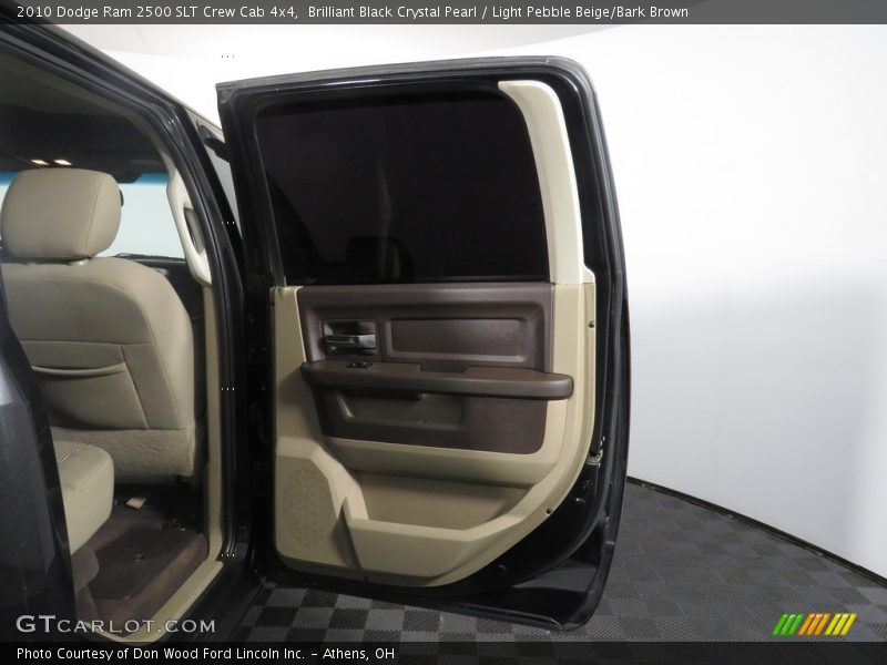 Brilliant Black Crystal Pearl / Light Pebble Beige/Bark Brown 2010 Dodge Ram 2500 SLT Crew Cab 4x4