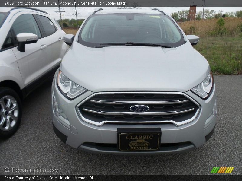 Moondust Silver Metallic / Ebony Black 2019 Ford EcoSport Titanium