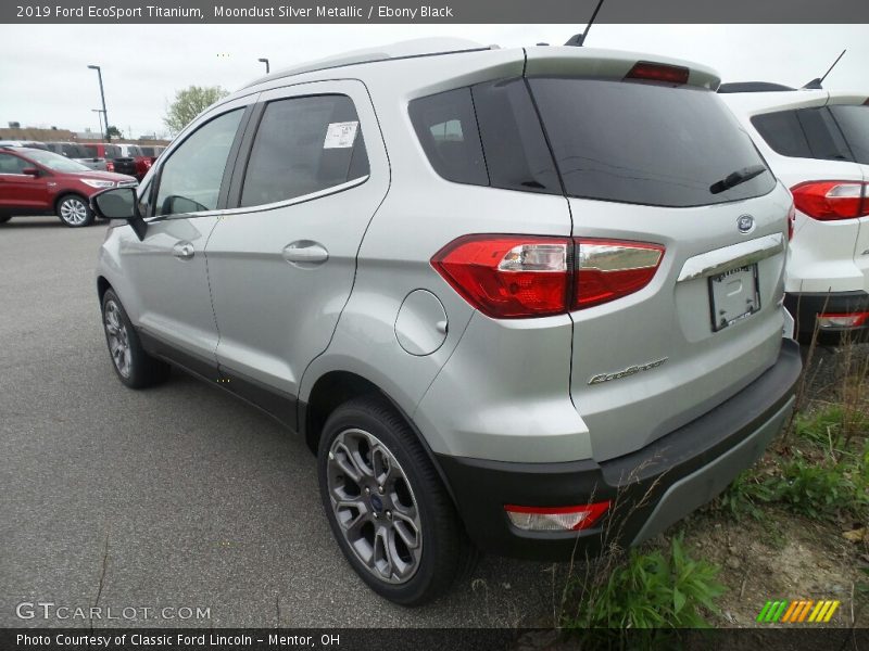 Moondust Silver Metallic / Ebony Black 2019 Ford EcoSport Titanium