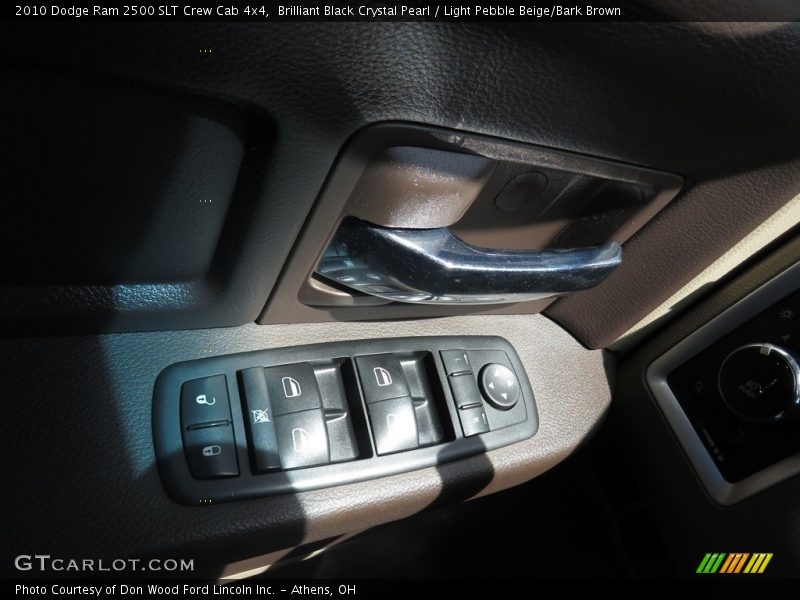Brilliant Black Crystal Pearl / Light Pebble Beige/Bark Brown 2010 Dodge Ram 2500 SLT Crew Cab 4x4