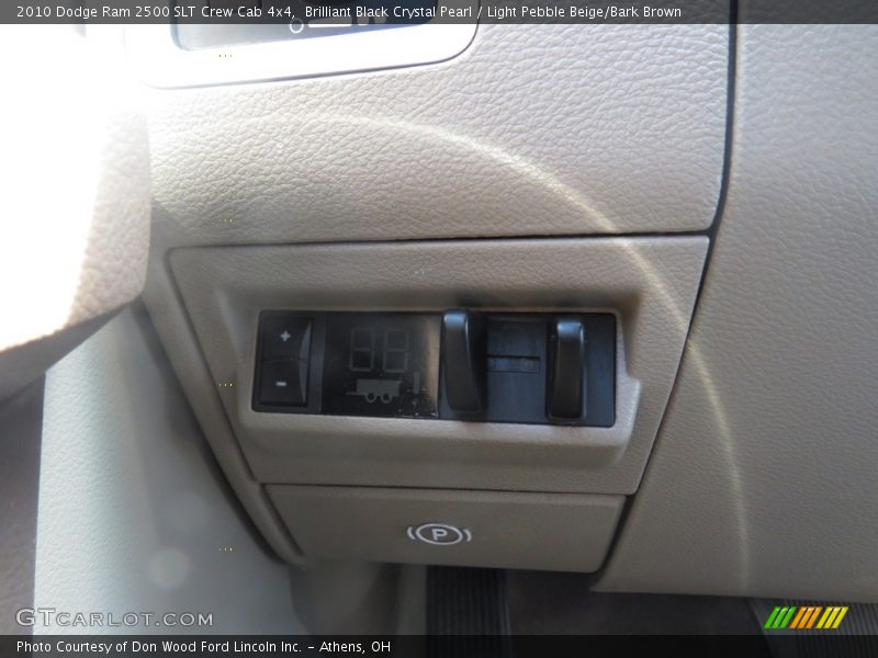 Brilliant Black Crystal Pearl / Light Pebble Beige/Bark Brown 2010 Dodge Ram 2500 SLT Crew Cab 4x4