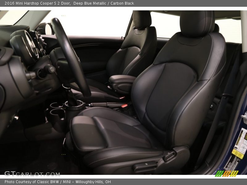 Deep Blue Metallic / Carbon Black 2016 Mini Hardtop Cooper S 2 Door