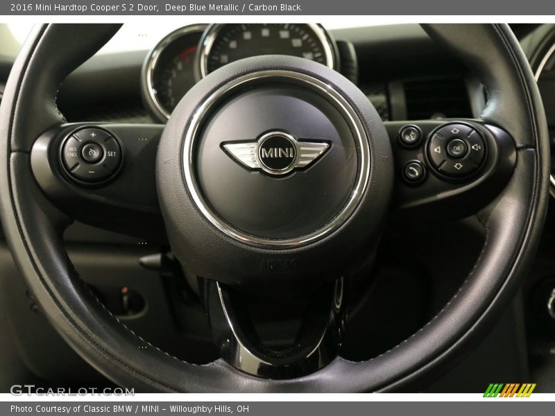 Deep Blue Metallic / Carbon Black 2016 Mini Hardtop Cooper S 2 Door