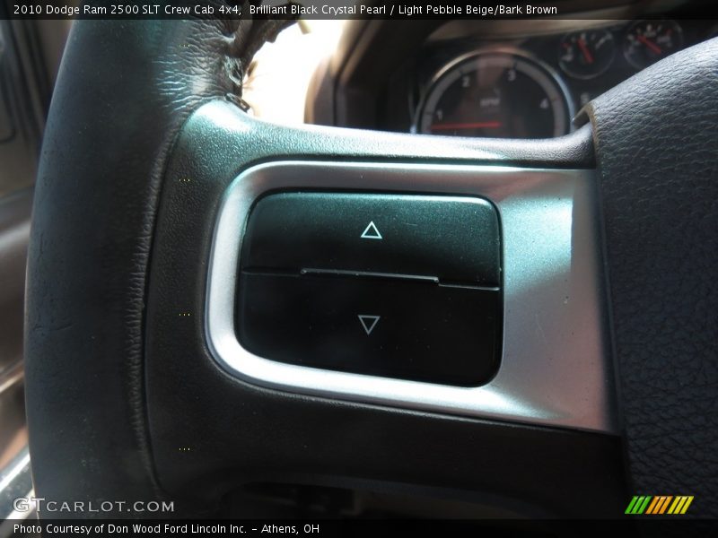 Brilliant Black Crystal Pearl / Light Pebble Beige/Bark Brown 2010 Dodge Ram 2500 SLT Crew Cab 4x4