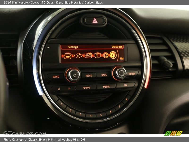 Deep Blue Metallic / Carbon Black 2016 Mini Hardtop Cooper S 2 Door