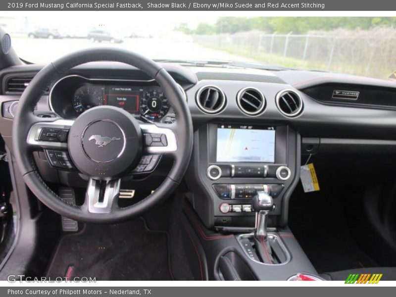 Dashboard of 2019 Mustang California Special Fastback
