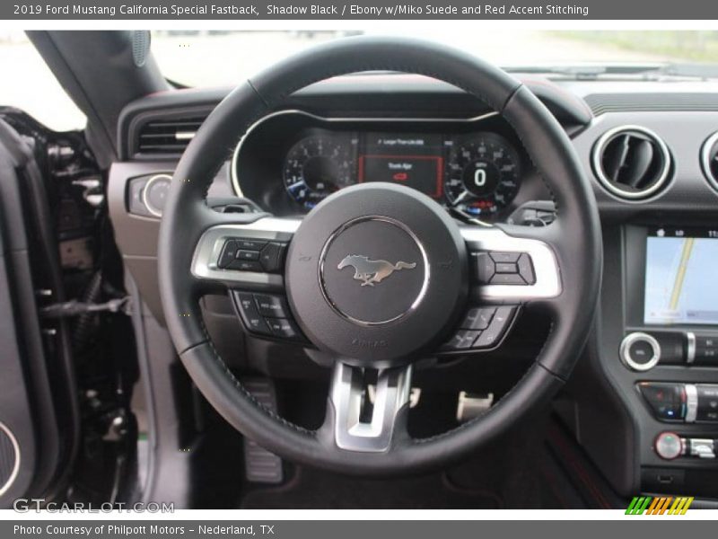  2019 Mustang California Special Fastback Steering Wheel