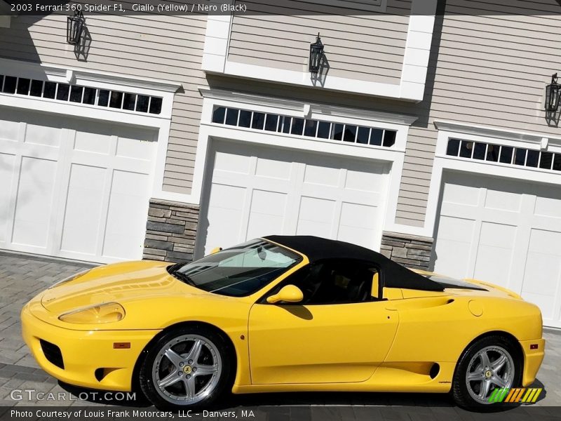 Giallo (Yellow) / Nero (Black) 2003 Ferrari 360 Spider F1