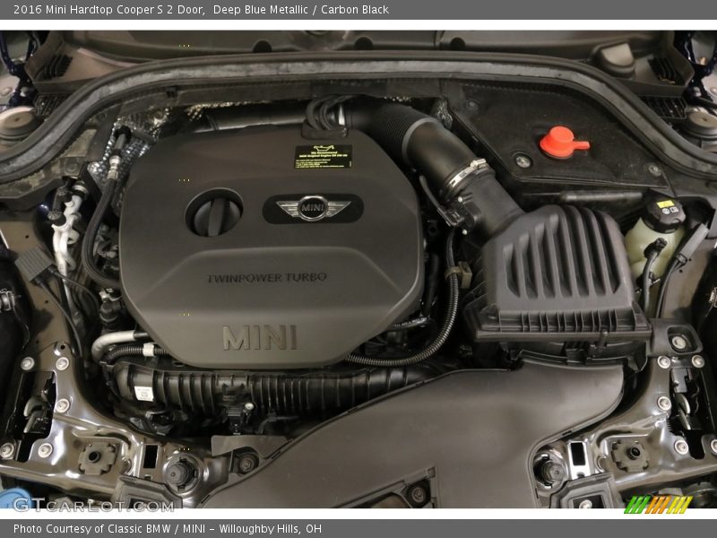 Deep Blue Metallic / Carbon Black 2016 Mini Hardtop Cooper S 2 Door