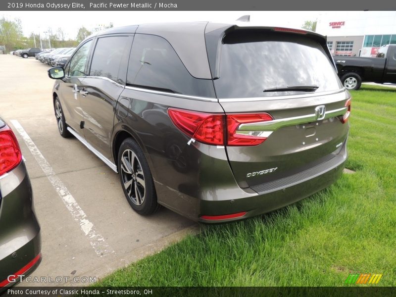 Pacific Pewter Metallic / Mocha 2019 Honda Odyssey Elite