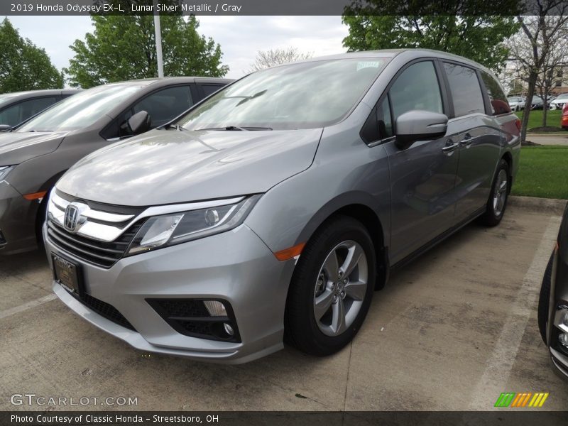 Lunar Silver Metallic / Gray 2019 Honda Odyssey EX-L