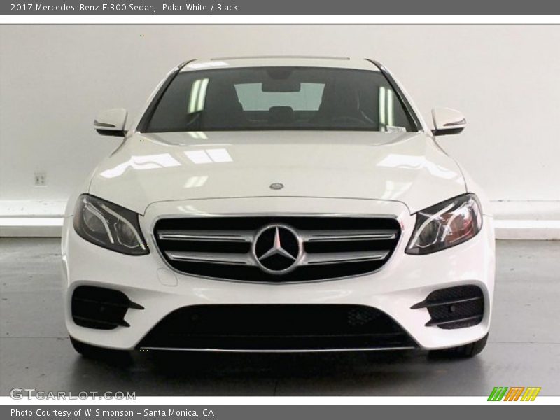 Polar White / Black 2017 Mercedes-Benz E 300 Sedan
