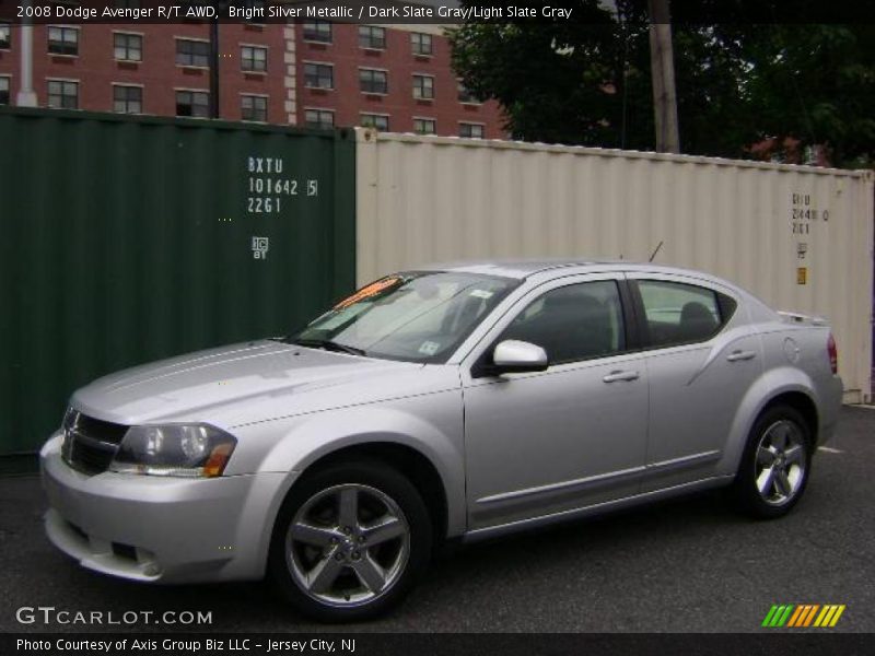 Bright Silver Metallic / Dark Slate Gray/Light Slate Gray 2008 Dodge Avenger R/T AWD