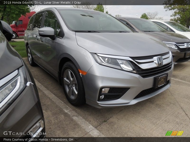 Lunar Silver Metallic / Gray 2019 Honda Odyssey EX-L