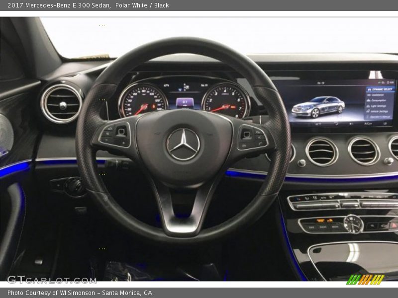 Polar White / Black 2017 Mercedes-Benz E 300 Sedan