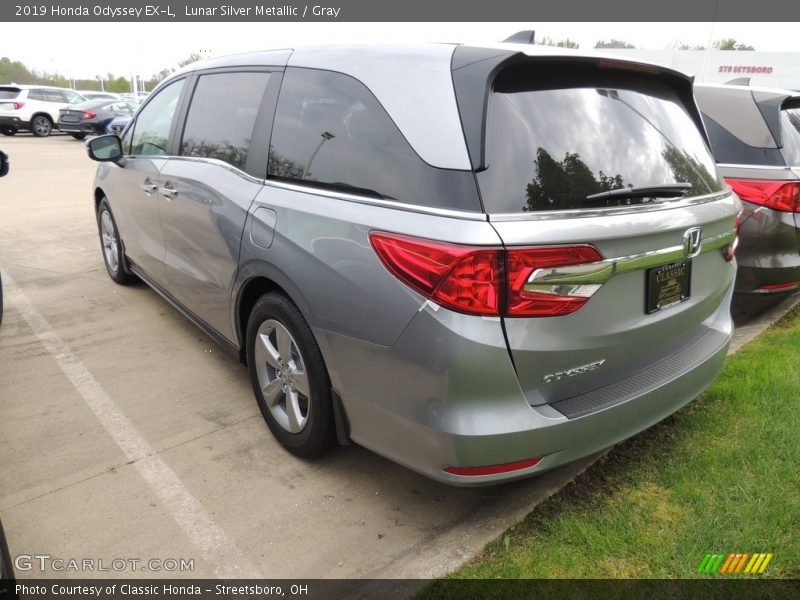 Lunar Silver Metallic / Gray 2019 Honda Odyssey EX-L