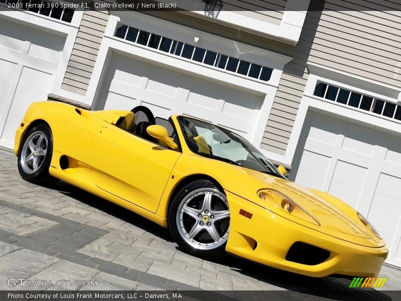 Giallo (Yellow) / Nero (Black) 2003 Ferrari 360 Spider F1