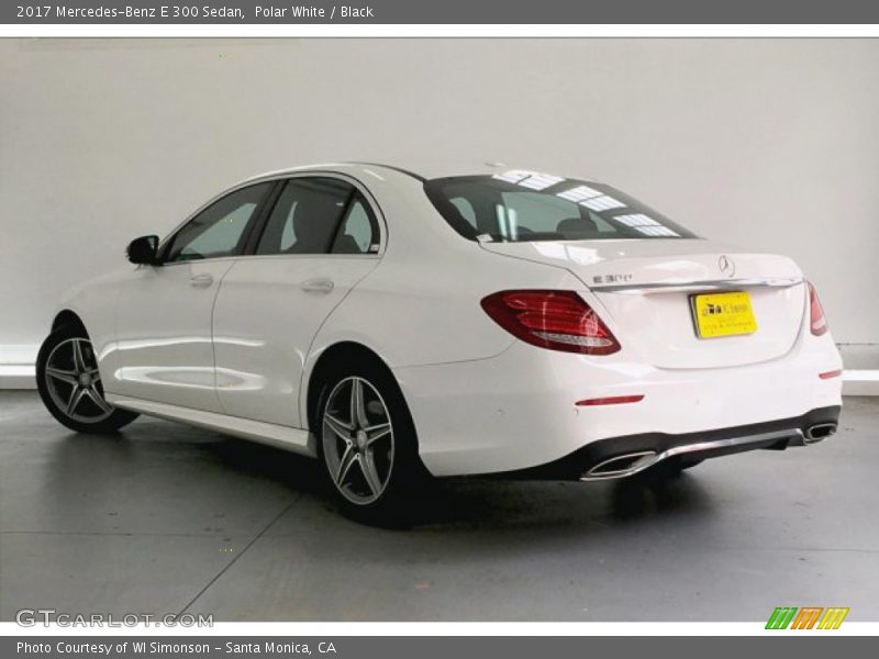 Polar White / Black 2017 Mercedes-Benz E 300 Sedan