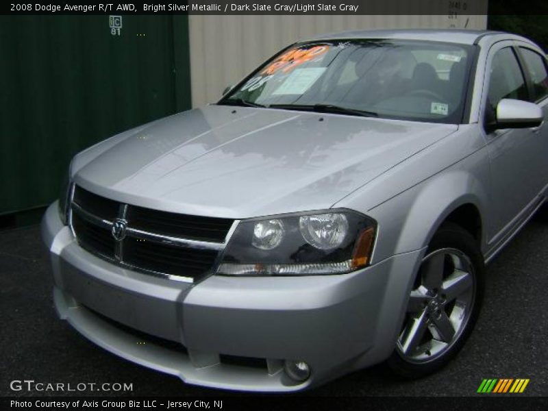 Bright Silver Metallic / Dark Slate Gray/Light Slate Gray 2008 Dodge Avenger R/T AWD